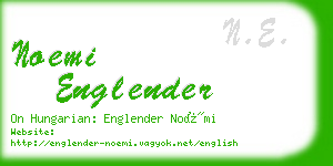 noemi englender business card